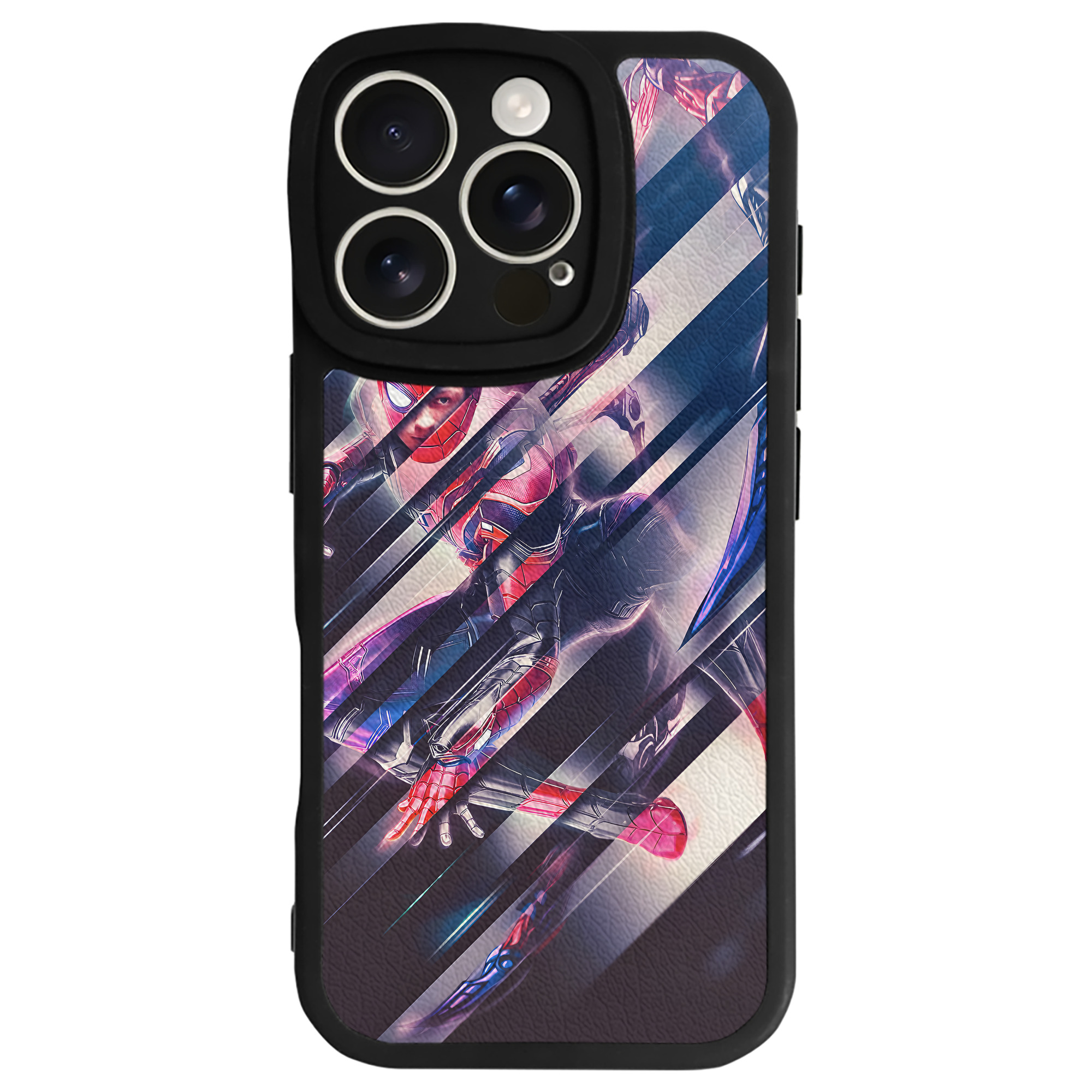 （画像用） アベンジャーズ The Avengers 【iPhone 16シリーズ対応】シリコンスマホケース（レザー調） 材質：シリコン
